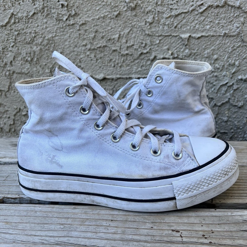 Converse Shoes Women Size 9 Chuck Taylor‎ All Star White Platform